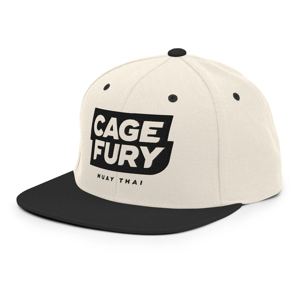 CFFC Muay Thai - Off White / Black Flat-bill Hat