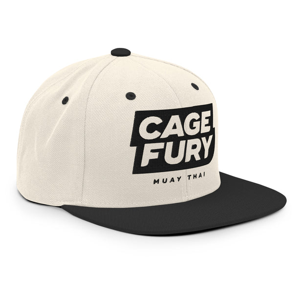 CFFC Muay Thai - Off White / Black Flat-bill Hat