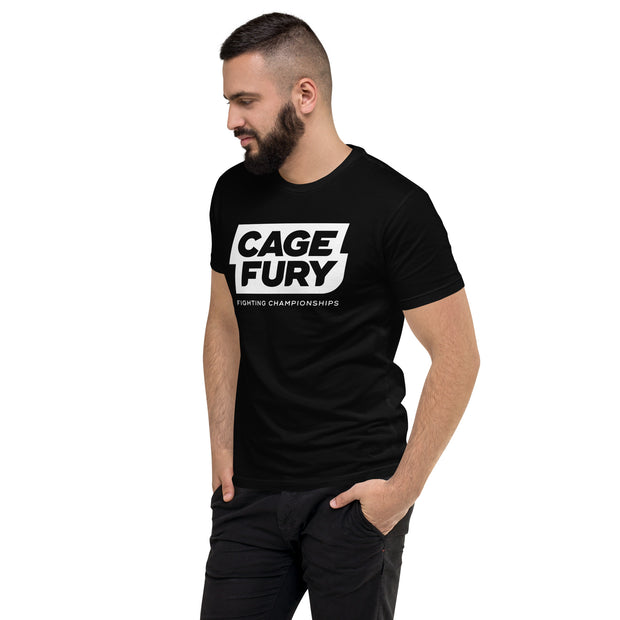 Cage Fury Black & White Short Sleeve Tee