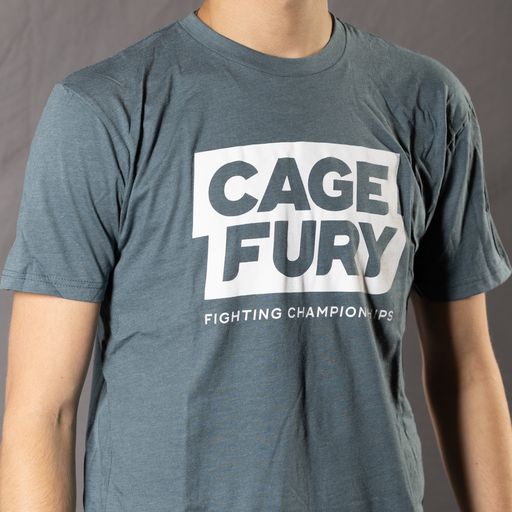 Cage Fury Unisex Tee (Ice Blue with White Logo) – Cage Fury Store