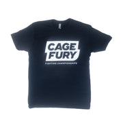 Cage Fury Tee (Black with White Logo)