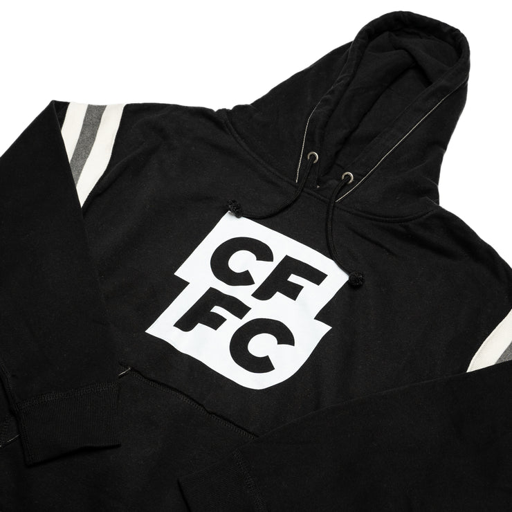 CFFC Vintage Striped Hoodie (Black) – Cage Fury Store - CFFC