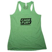 Cage Fury Womens Workout Tank (Green)